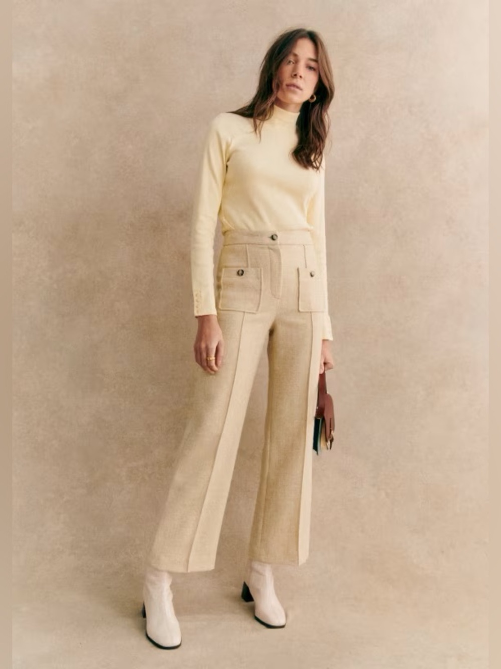 Sezane Emilio Trousers Wool 38 - Picture 5 of 12
